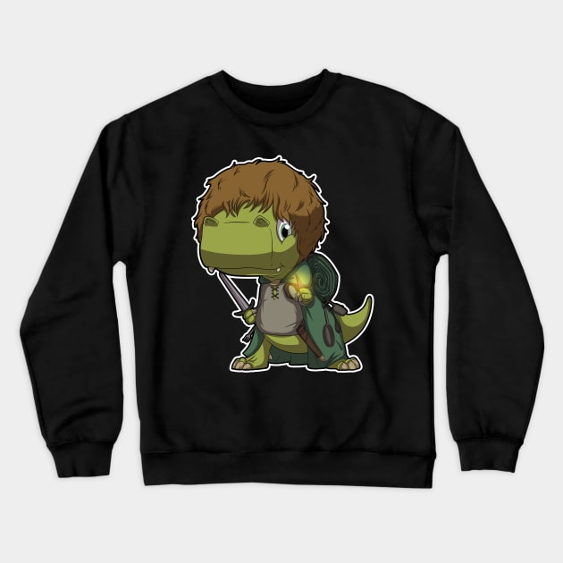 Dino Wise Crewneck Sweatshirt by DinoTropolis